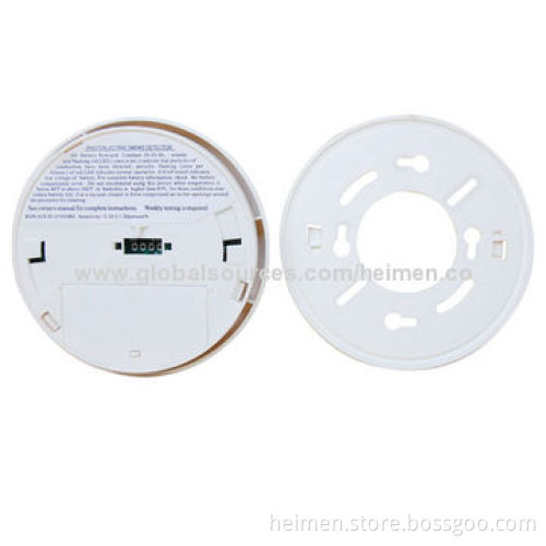 Wired Interconnected Photoelectric Heat and Smoke Alarm with 9V Backup BatteryNew